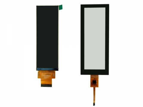 4.58-inch bar LCD screen with 40pin RGB interface and capacitive touch